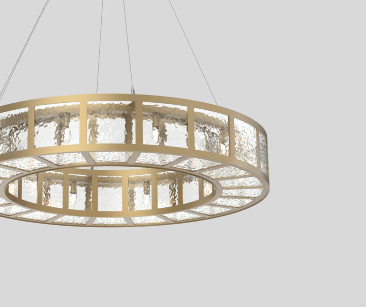 Manhattan Ring Chandelier by Hammerton Studio in a styled interior