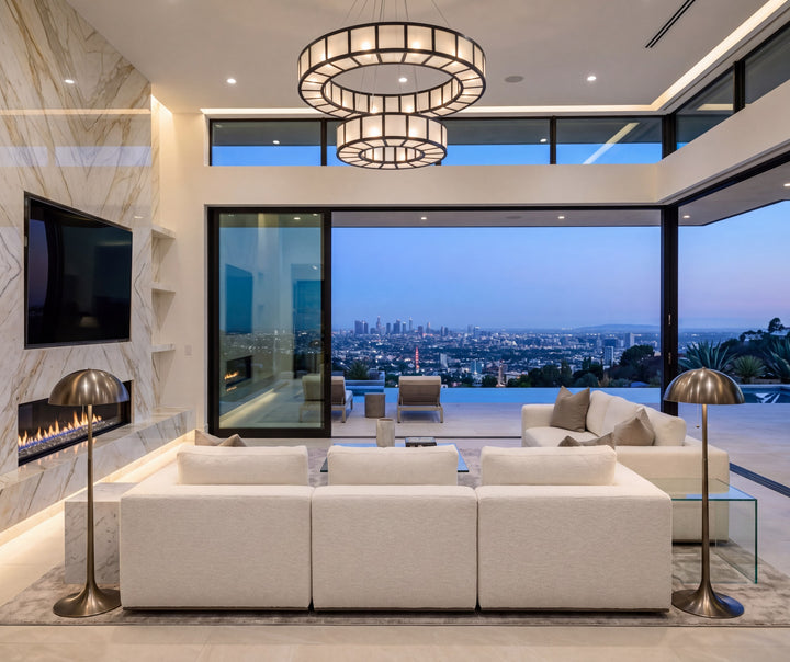 Manhattan Ring Chandelier by Hammerton Studio in a styled interior