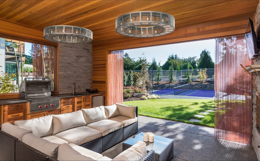 Manhattan Ring Chandelier by Hammerton Studio in a styled interior