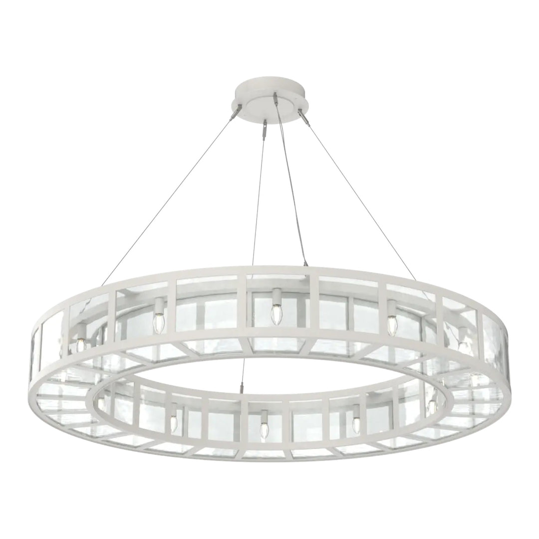 Manhattan Ring Chandelier by Hammerton Studio in Salt White