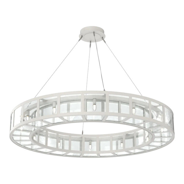 Manhattan Ring Chandelier by Hammerton Studio in Salt White