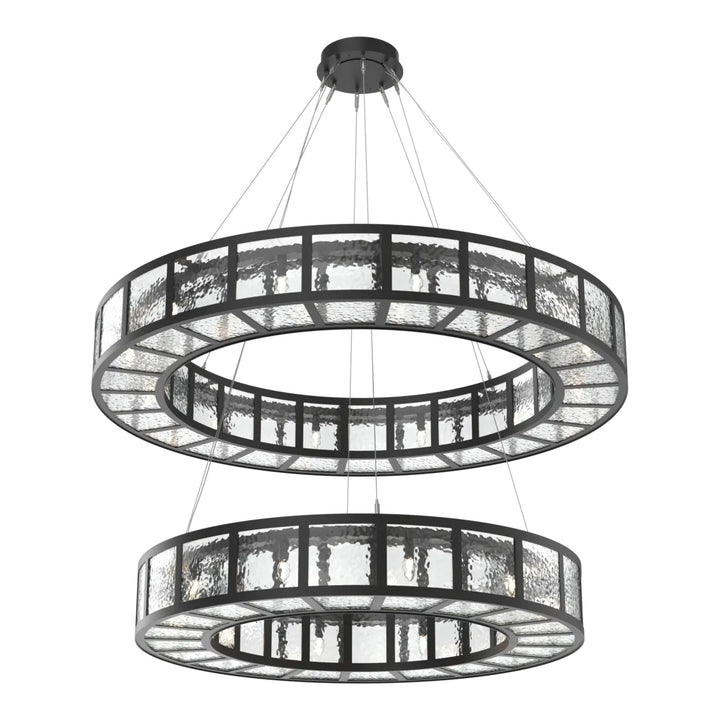 Manhattan Ring Chandelier by Hammerton Studio, Two-Tier