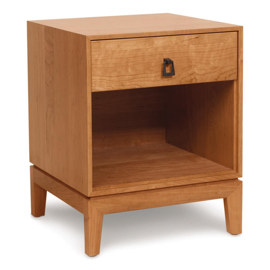 Mansfield 1-Drawer Enclosed Shelf Nightstand Copeland Furniture