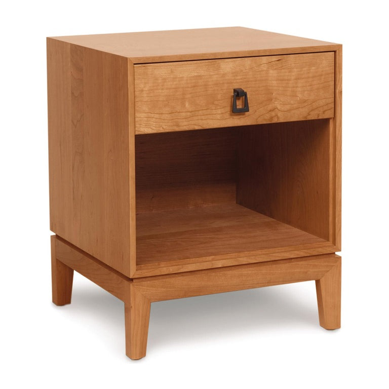 Mansfield 1-Drawer Enclosed Shelf Nightstand Copeland Furniture