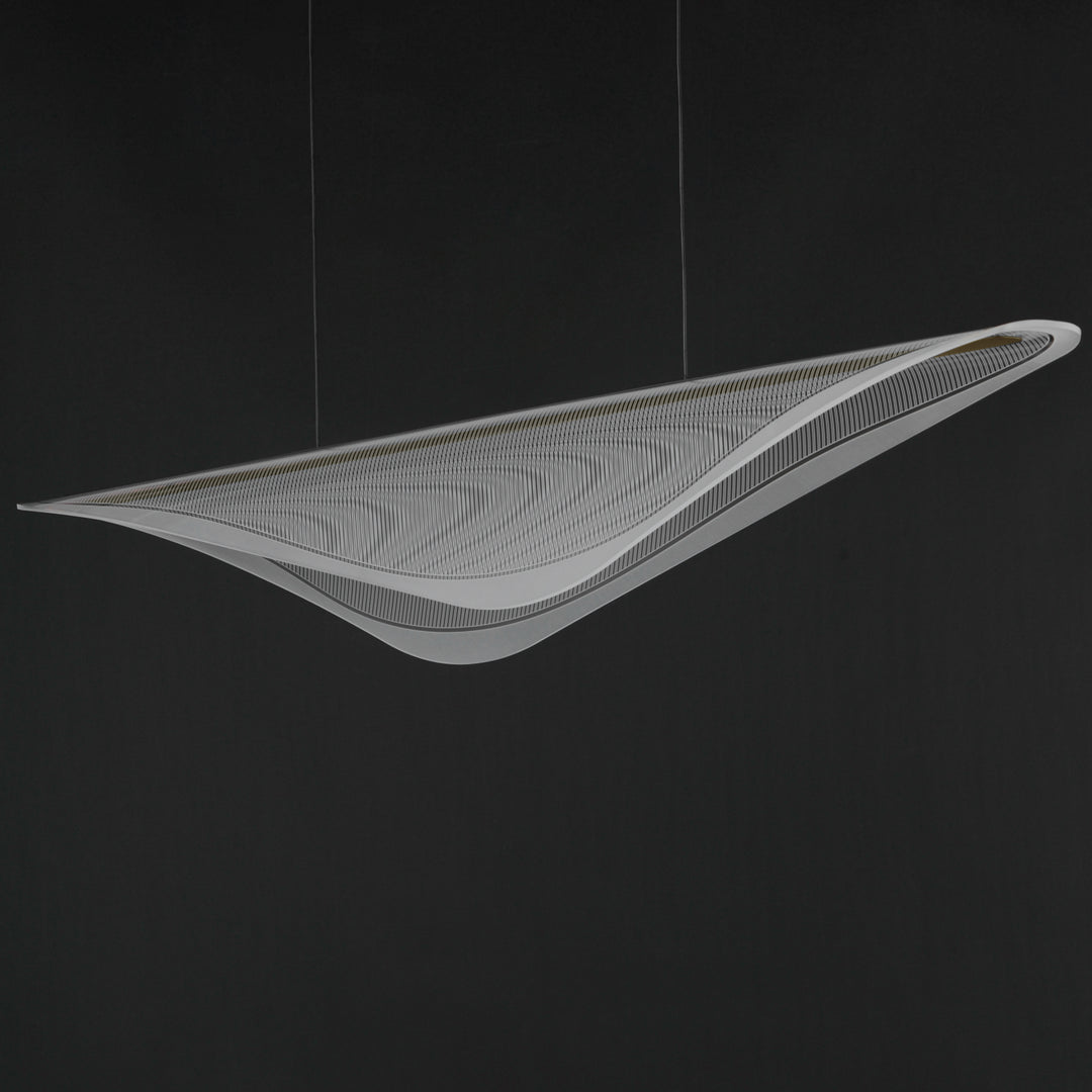 Manta 70" LED Linear Pendant by ET2 Lighting, styled view 7