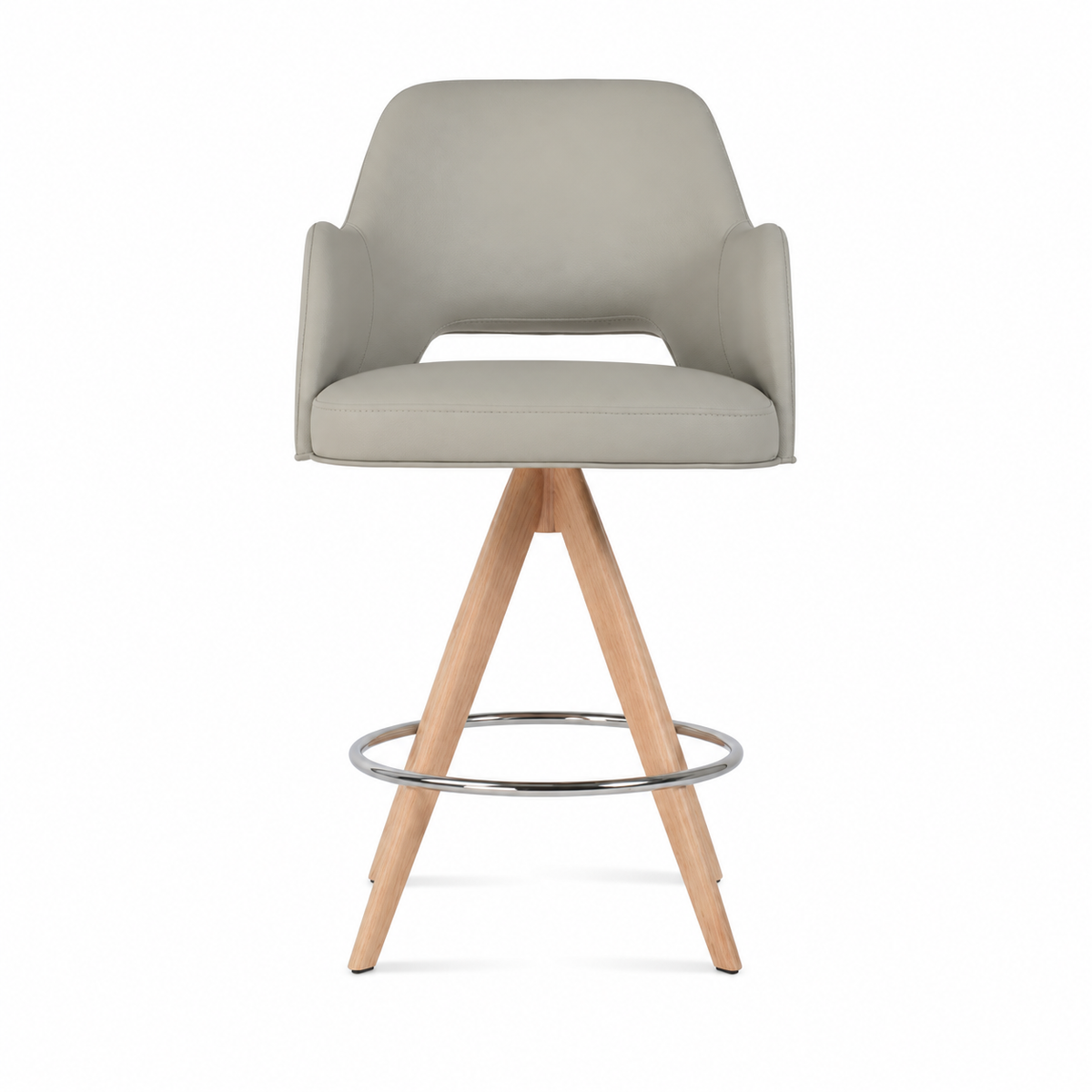 Marash Arm Pyramid MW Swivel Stool by Soho Concept