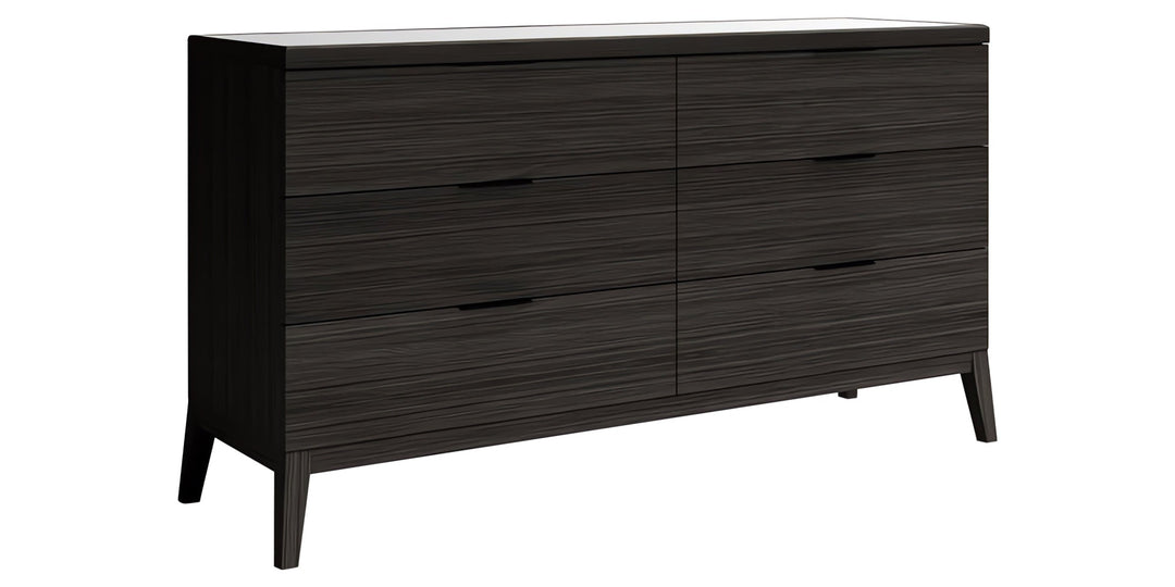 Marsala Double Dresser — studio view, dark finish