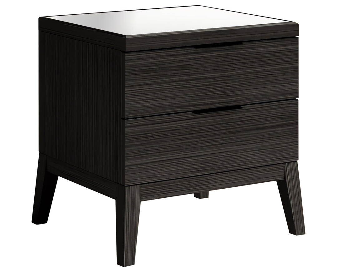 Marsala Night Table — studio view, dark finish
