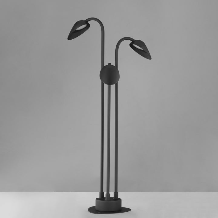Marsh 12-24V 3-Light Garden LED Light by ET2 Lighting, styled view 1
