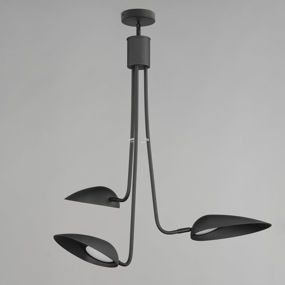 Marsh 3-Light LED Pendant by ET2 Lighting, styled view 1