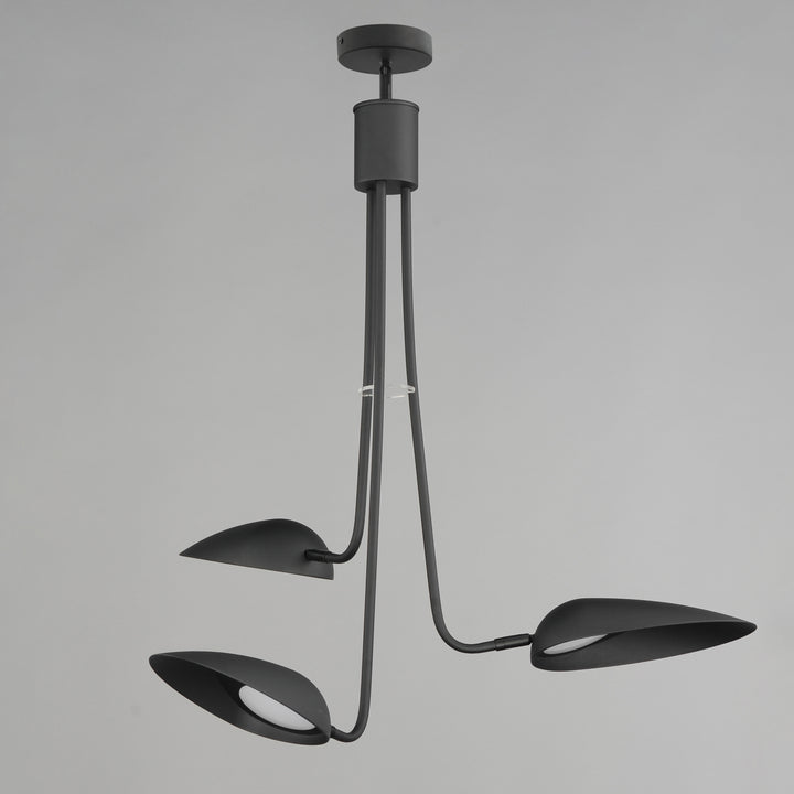 Marsh 3-Light LED Pendant by ET2 Lighting, styled view 1