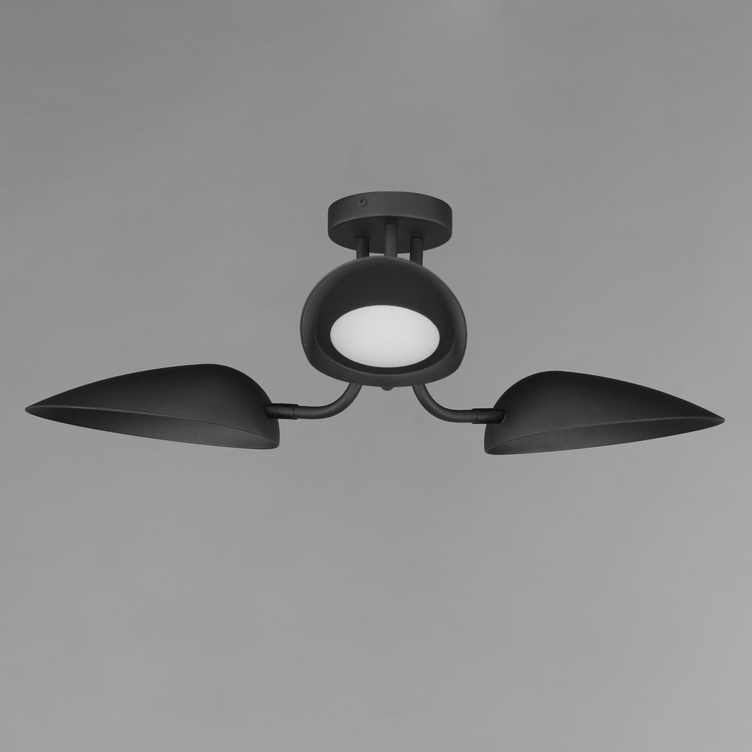 Marsh 3-Light LED Semi-Flush Mount by ET2 Lighting, styled view 4