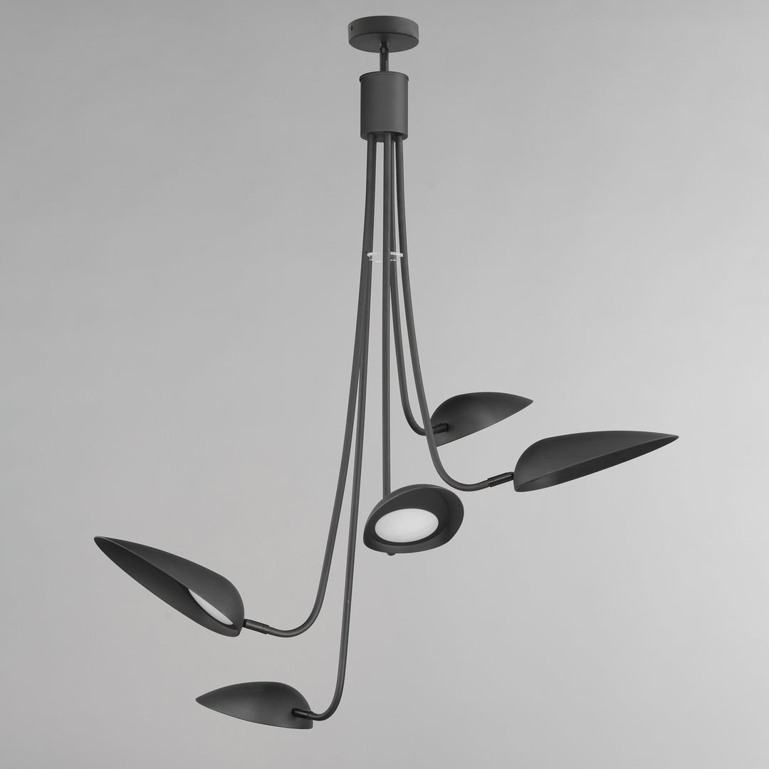 Marsh 5-Light LED Pendant by ET2 Lighting, styled view 2