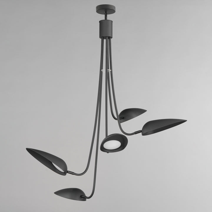 Marsh 5-Light LED Pendant by ET2 Lighting, styled view 2