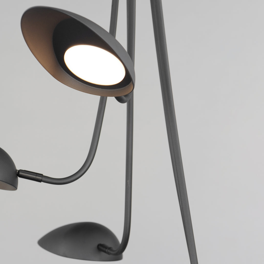 Marsh 5-Light LED Pendant by ET2 Lighting, styled view 3
