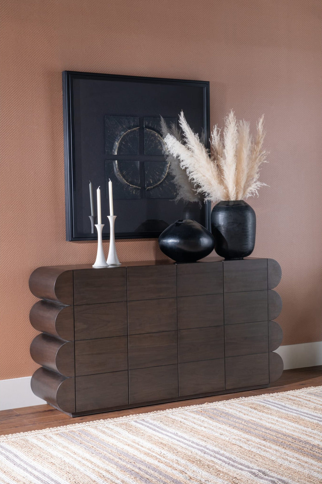 Mataranka Four Door Sideboard in Bistre — lifestyle photo