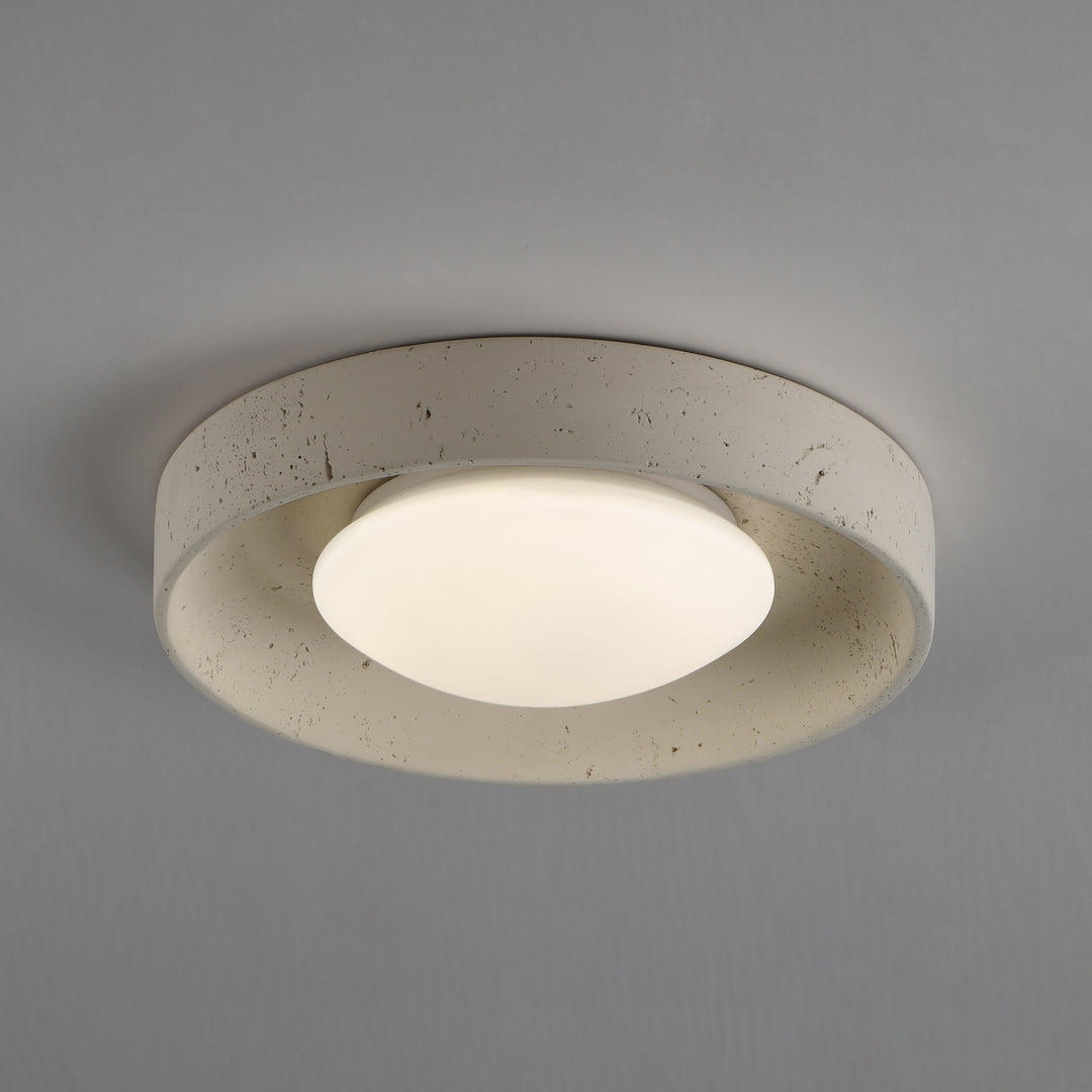 Matera 13" LED Flush Mount - 5CCT by ET2 Lighting, styled view 2
