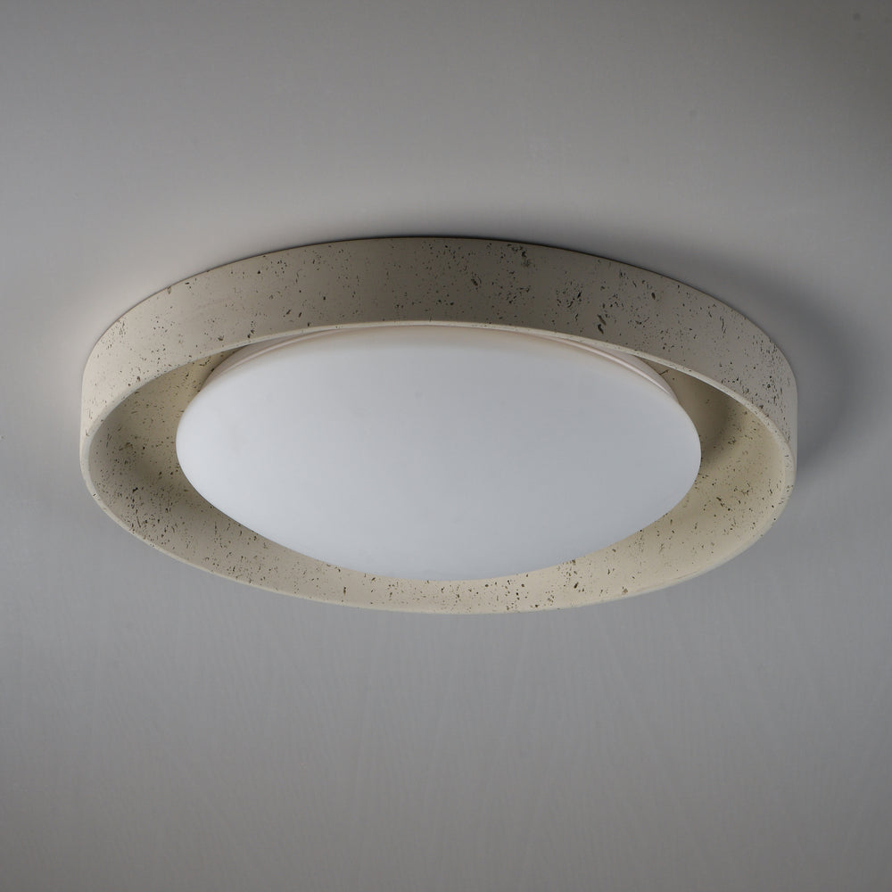 Matera 22" LED Flush Mount - 5CCT by ET2 Lighting, styled view 1