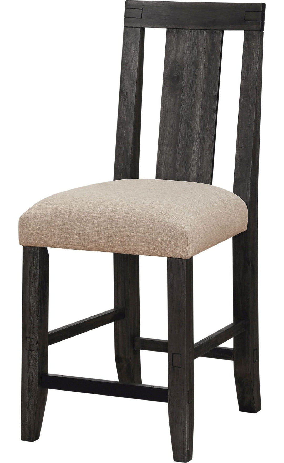 Meadow Solid Wood Counter Stool in Graphite — on a white background