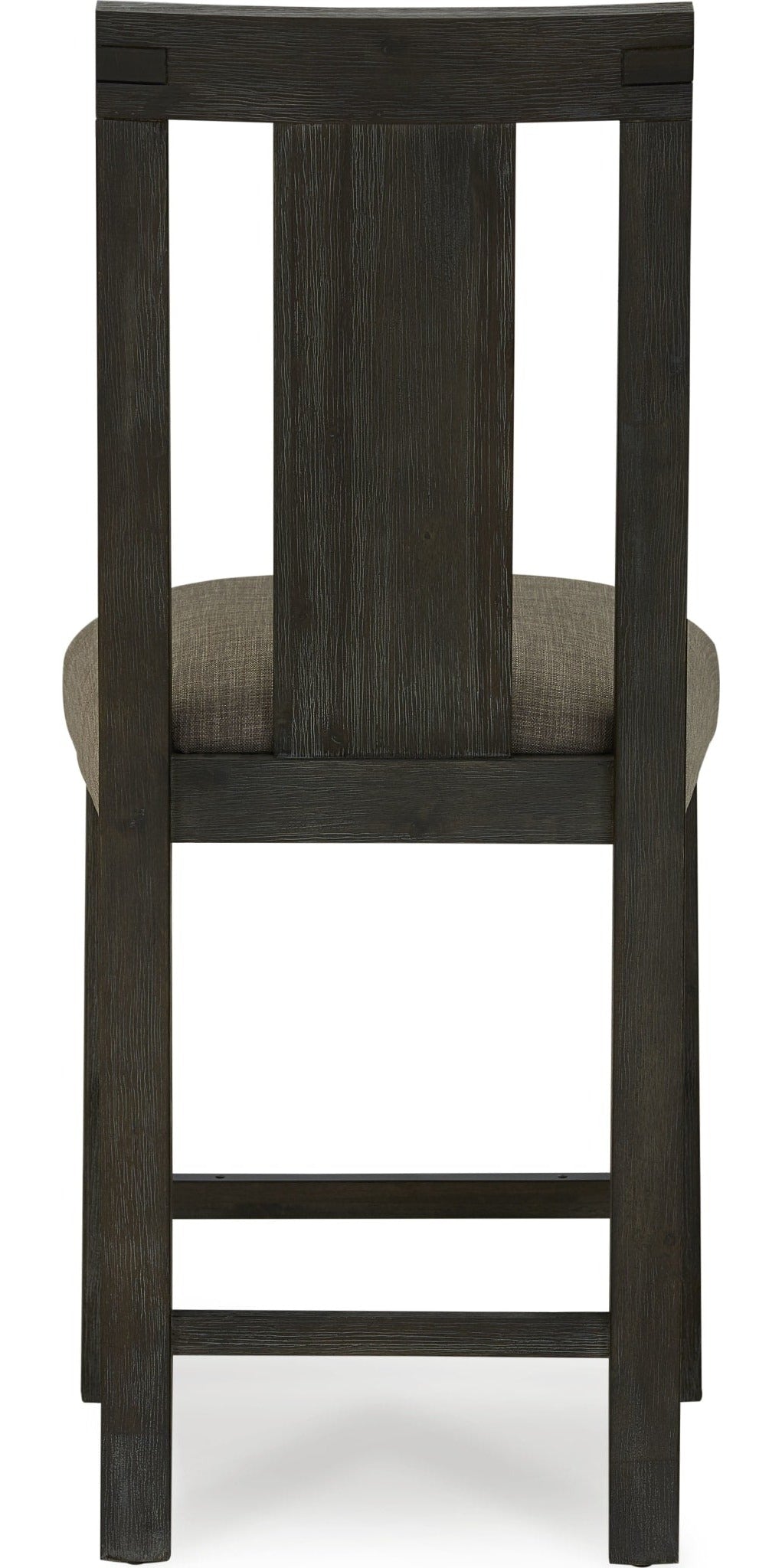 Meadow Solid Wood Counter Stool in Graphite — back view