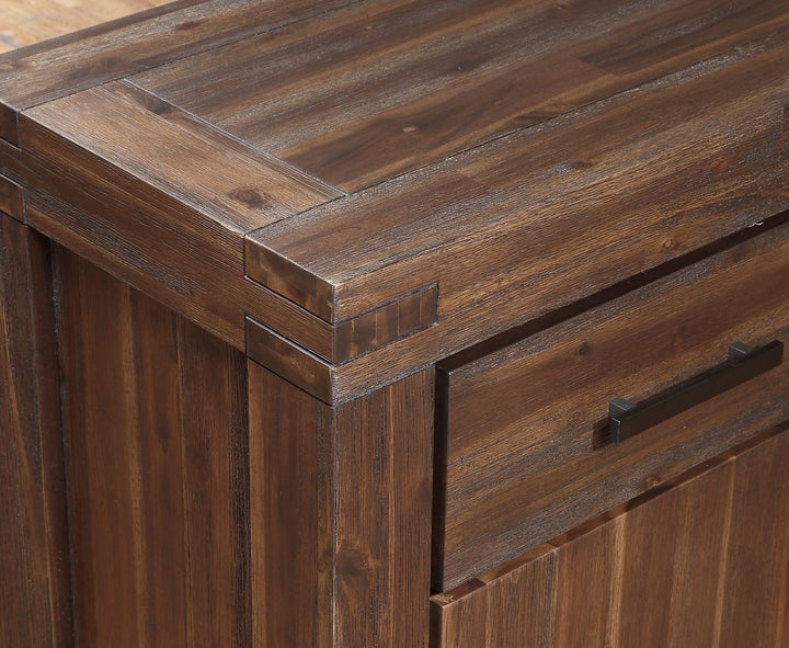 Meadow Solid Wood Sideboard in Brick Brown — lifestyle photo