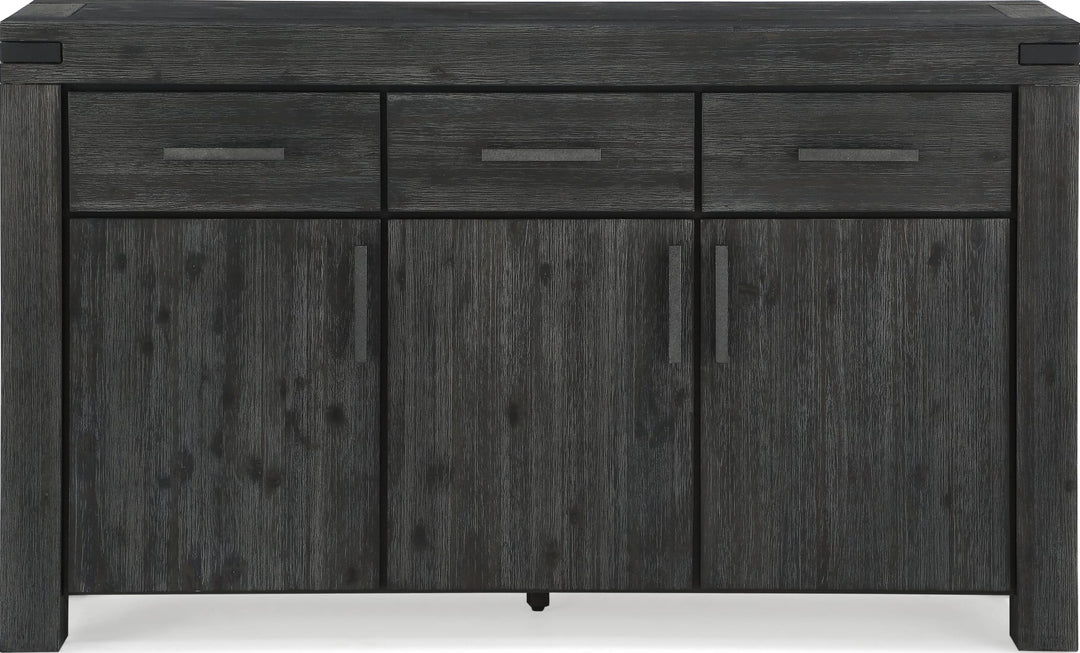 Meadow Solid Wood Sideboard in Graphite — lifestyle photo