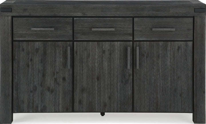 Meadow Solid Wood Sideboard in Graphite — lifestyle photo