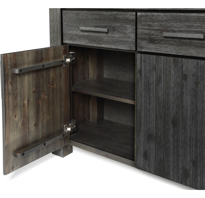 Meadow Solid Wood Sideboard in Graphite — product view on a white background
