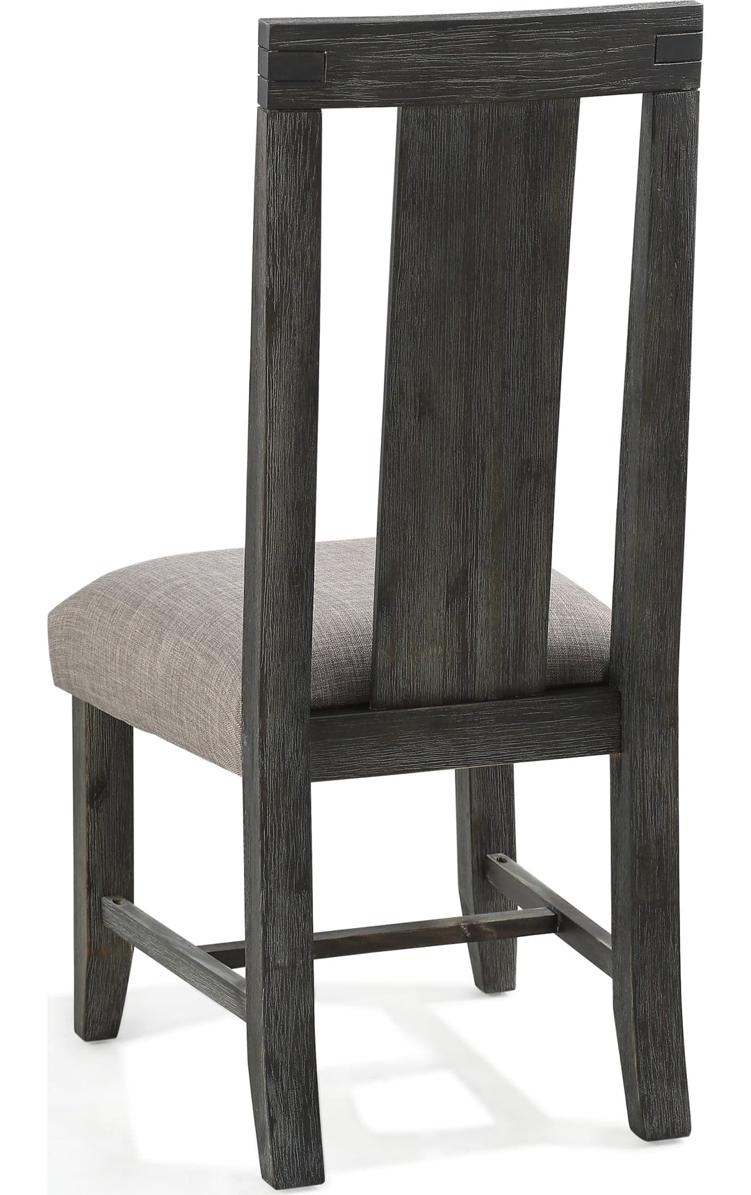 Meadow Upholstered Dining Chair in Graphite — product view on a white background