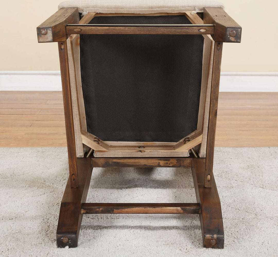 Meadow Wicker Dining Chair in Brick Brown — lifestyle photo