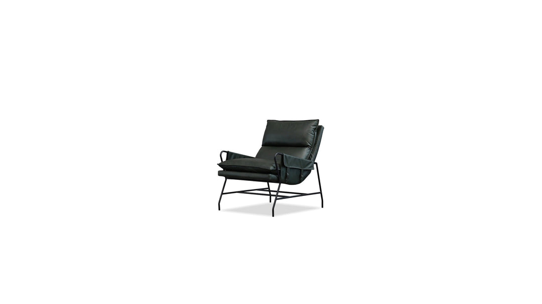 MEIER Lounge Chair in Moss Green