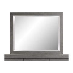 Melbourne Beveled Glass Mirror by Modus in Mineral — on a white background