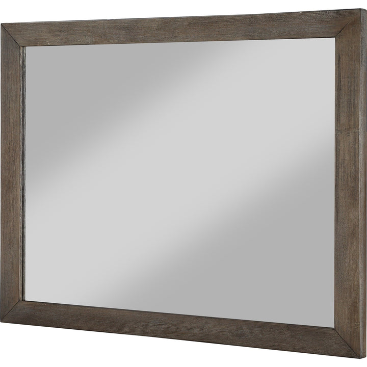 Melbourne Beveled Glass Mirror in Dark Pine — on a white background