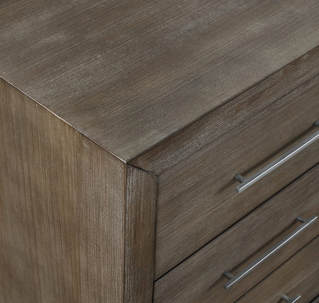 Melbourne Nine Drawer Dresser in Dark Pine — detail view