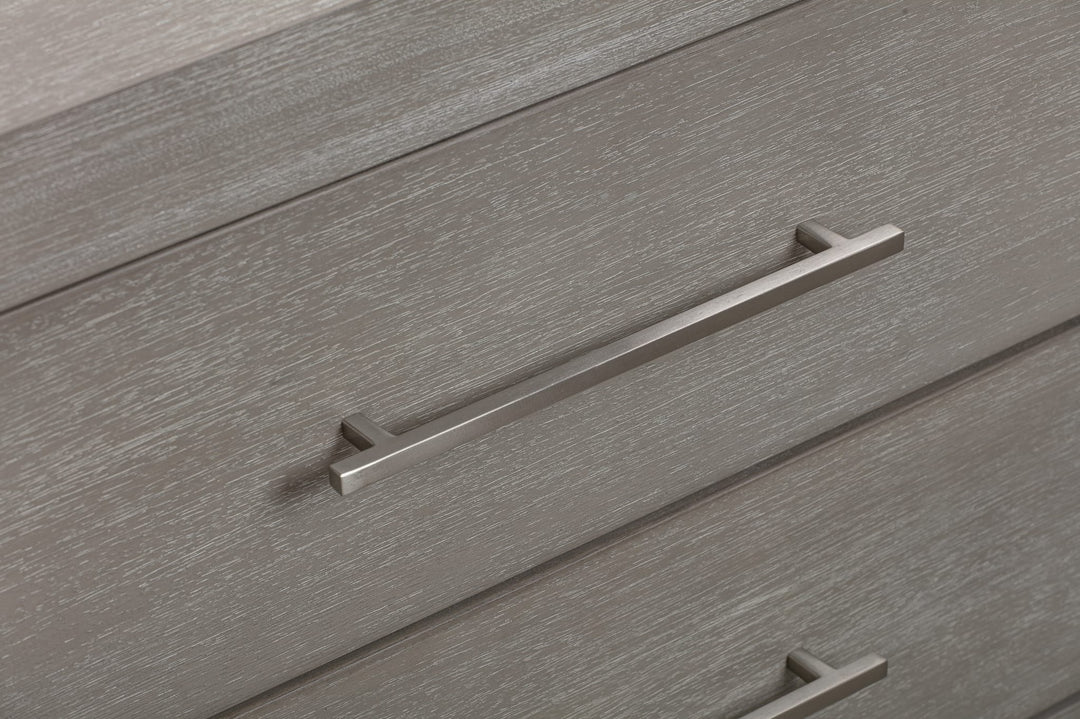 Melbourne Two Drawer Nightstand with USB in Mineral — detail view