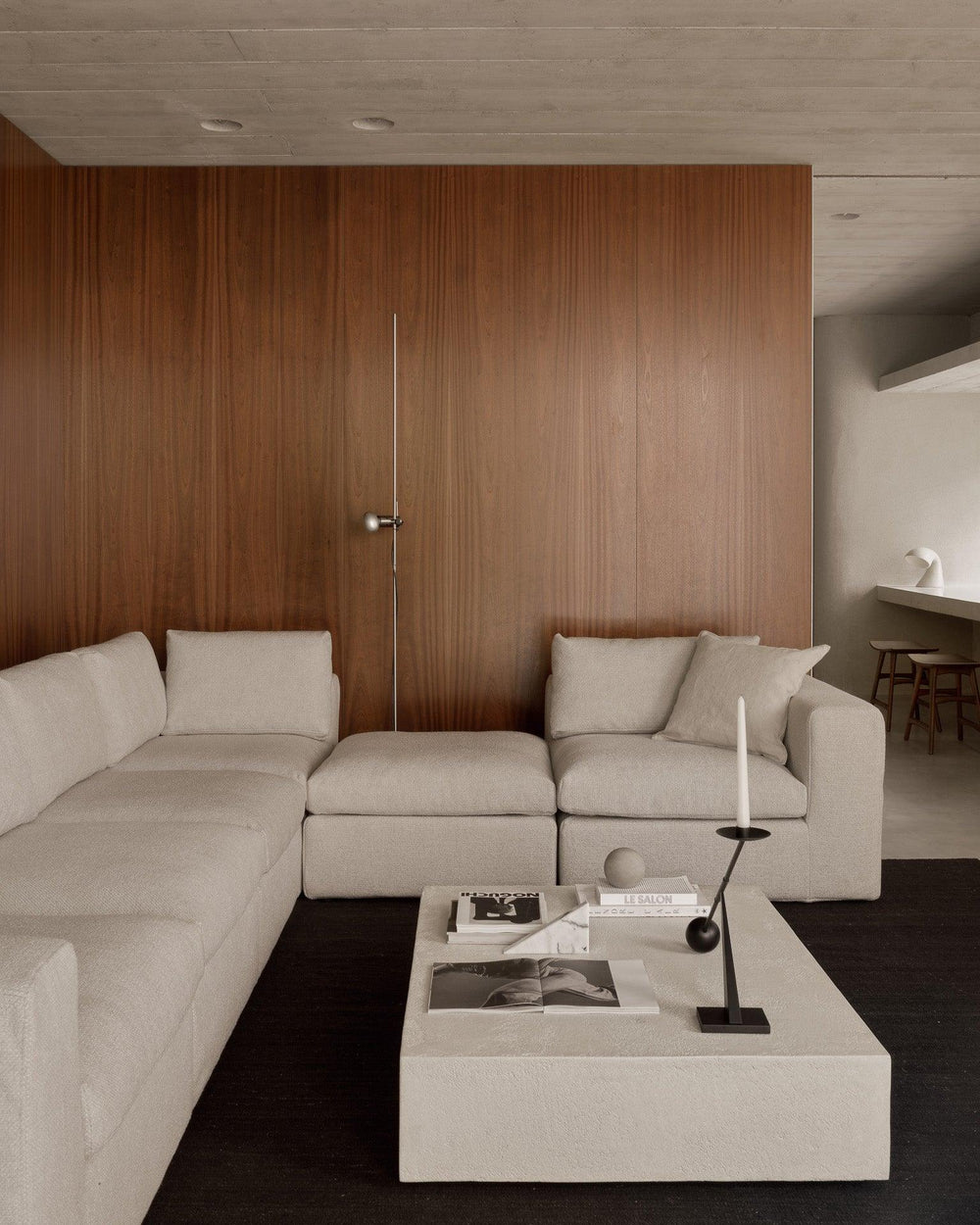 Mellow 4-Piece Open Back Sectional Ethnicraft