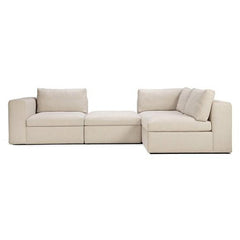 Mellow 4-Piece Open Back Sectional Ethnicraft