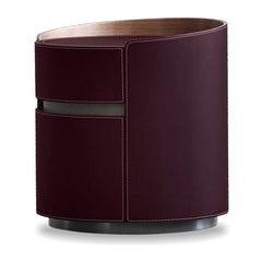 MERC Side Table Round Cherry Cola Mobital