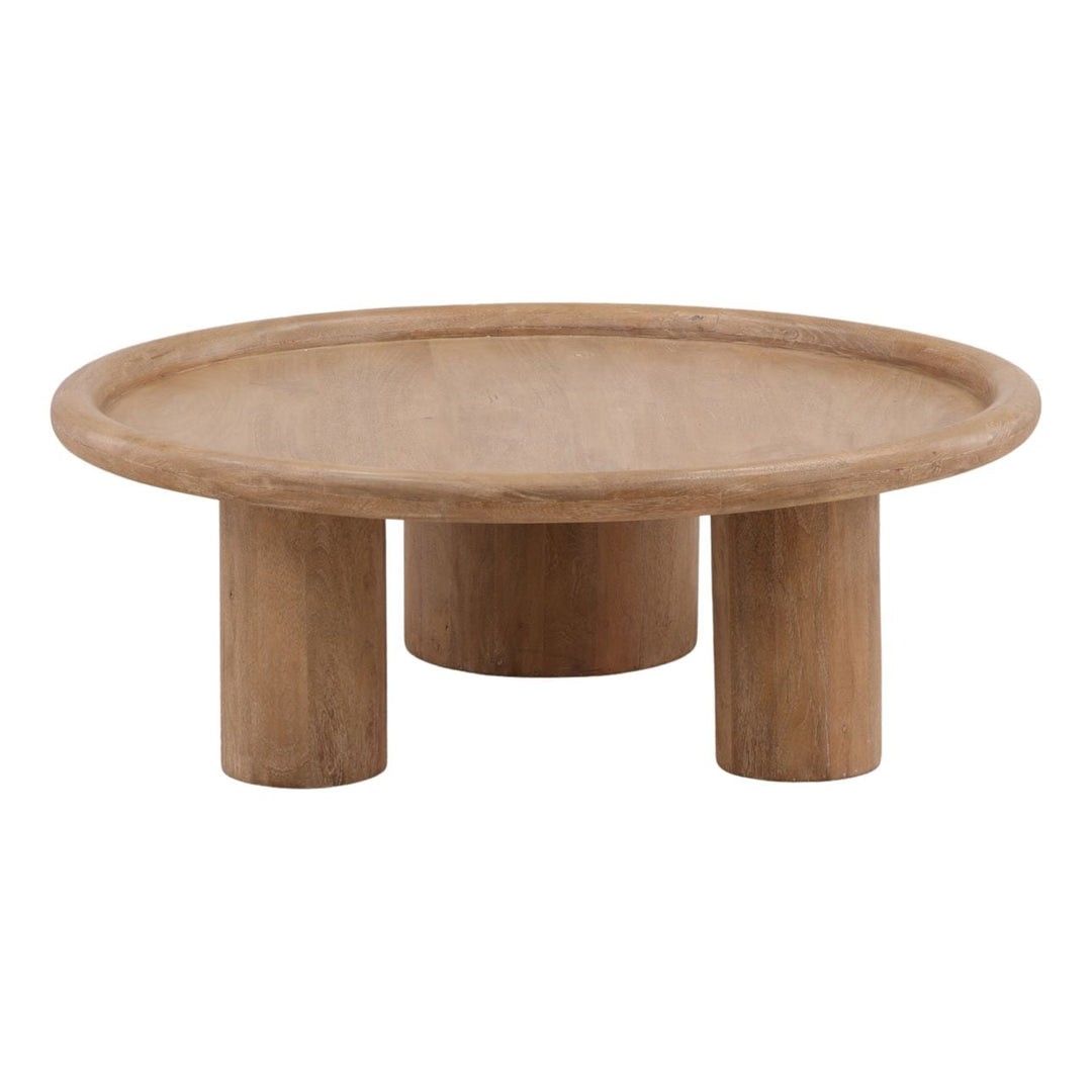 Mercer Mango Wood Coffee Table, back view