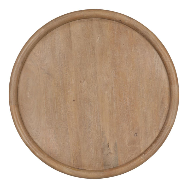 Mercer Mango Wood Coffee Table, overhead view