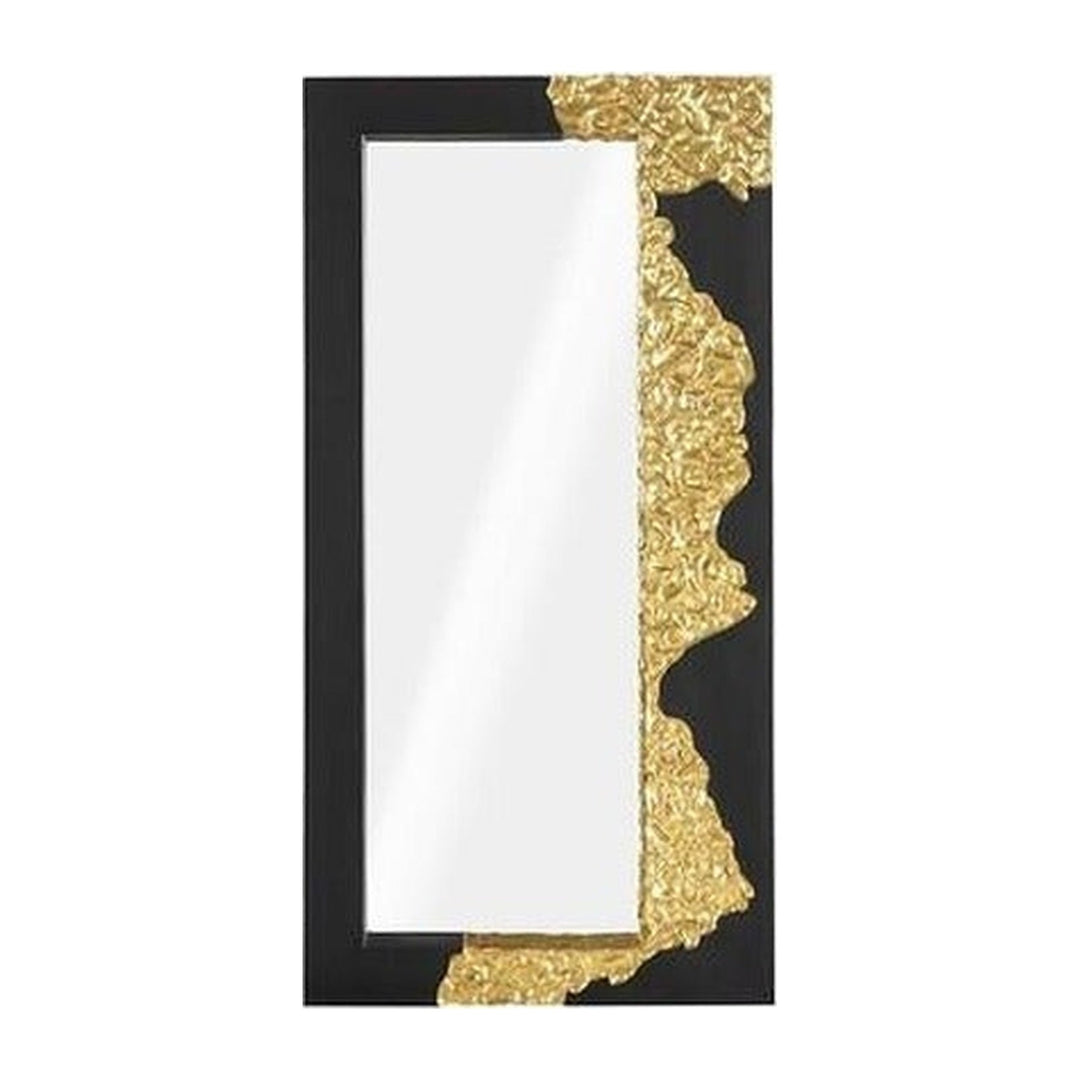 Mercury Mirror, Rectangle, Black, Gold Leaf Phillips Collection