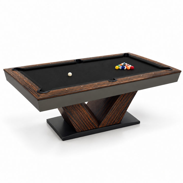 Meridian pool table - Macassar / Black 