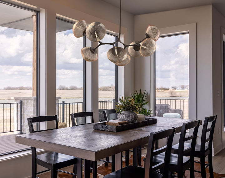 Mesa Modern Branch Chandelier by Hammerton Studio in a styled interior