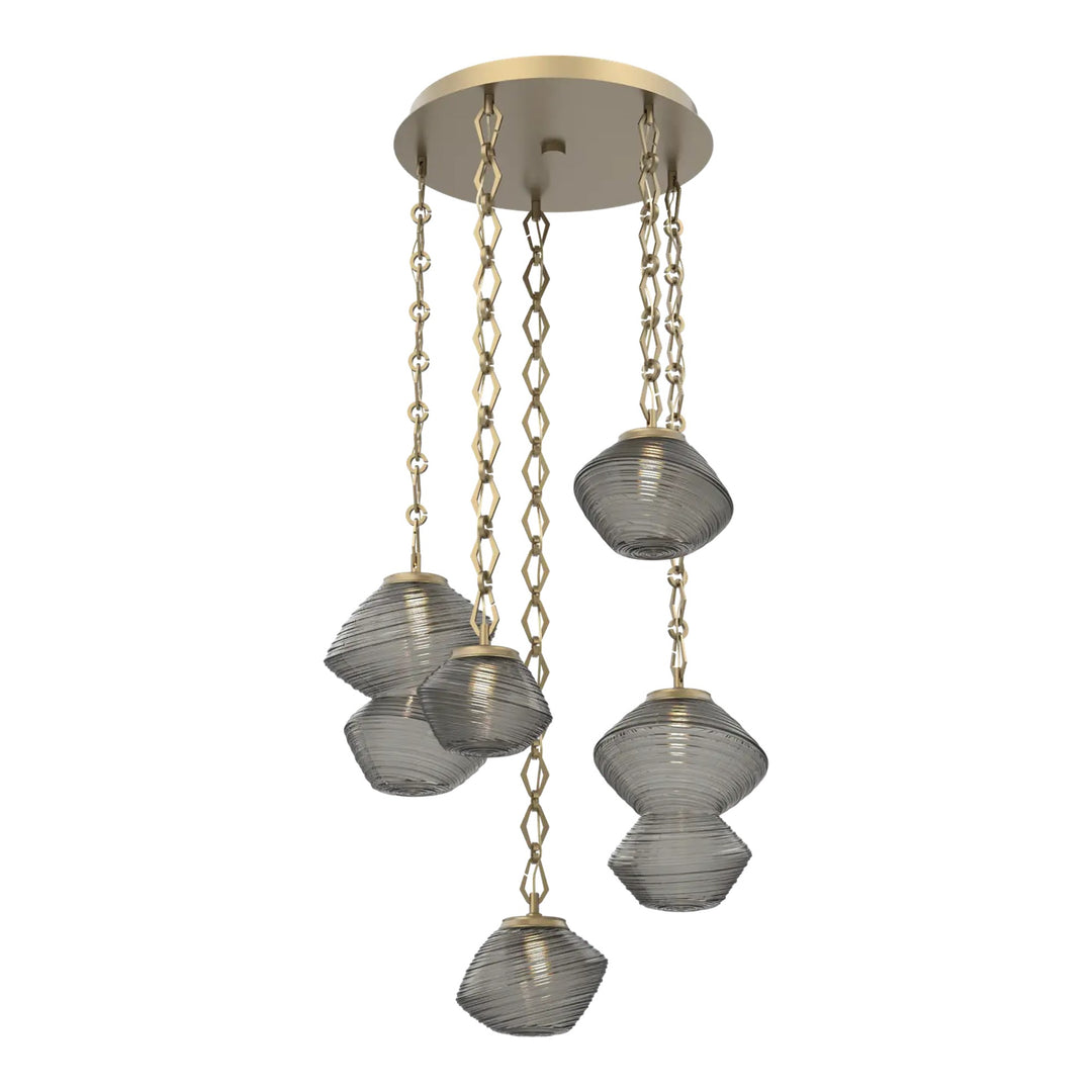 Mesa Round Pendant Chandelier by Hammerton Studio on Diamond Chain