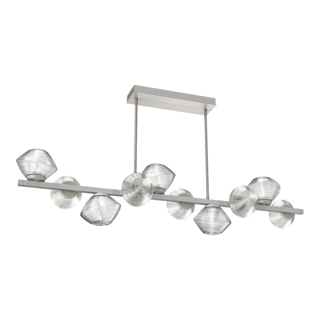 Mesa Twisted Branch Chandelier by Hammerton Studio 10 Lights in Beige Silver with Clear glass