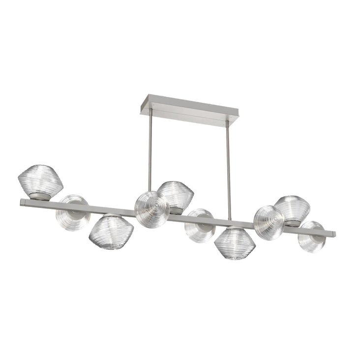 Mesa Twisted Branch Chandelier by Hammerton Studio 10 Lights in Beige Silver with Clear glass