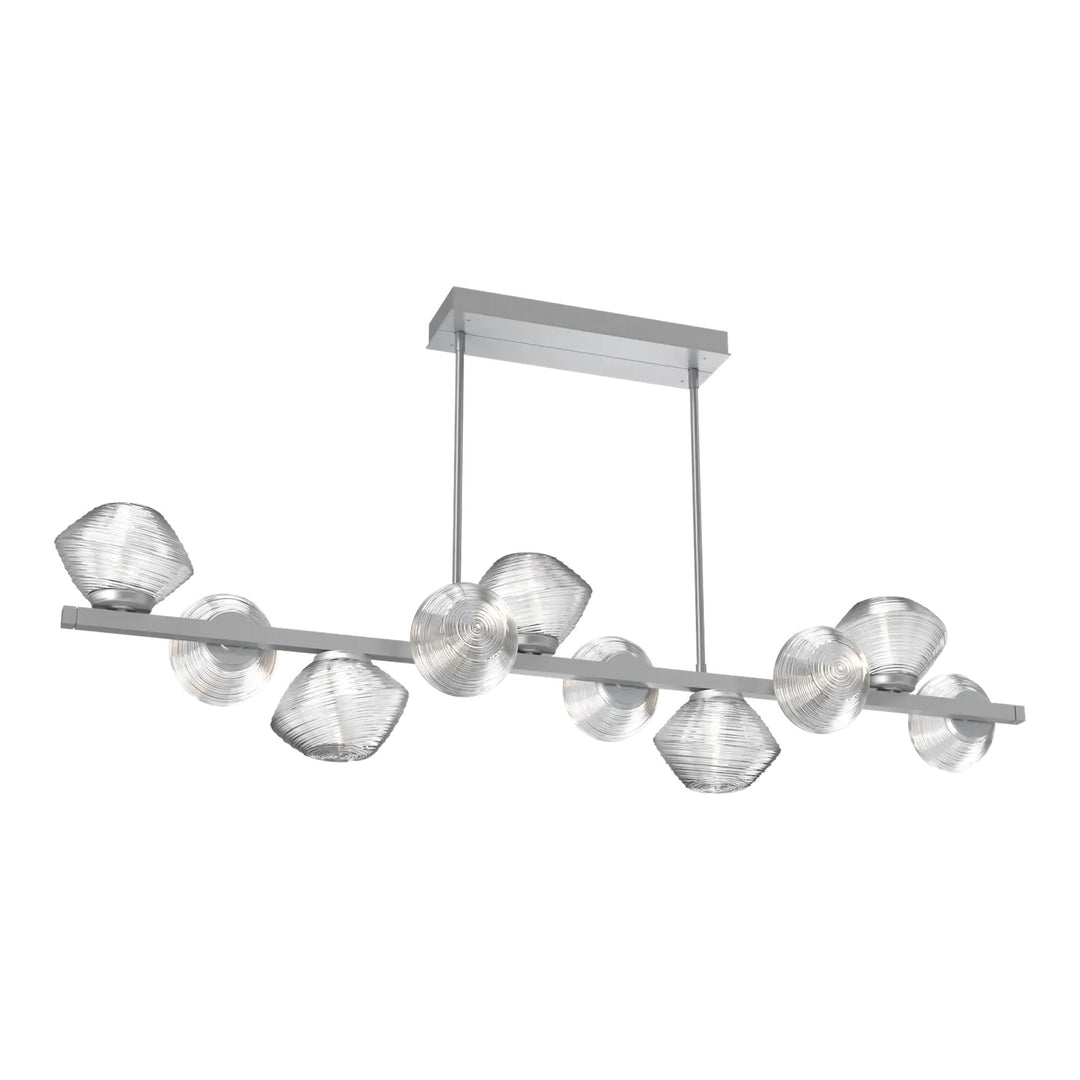 Mesa Twisted Branch Chandelier by Hammerton Studio 10 Lights in Classic Silver with Clear glass