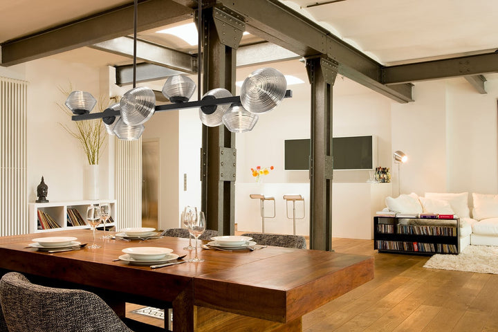 Mesa Twisted Branch Chandelier by Hammerton Studio in a styled interior