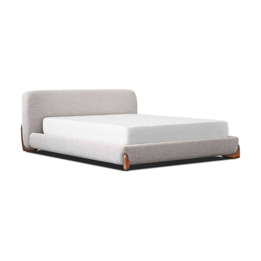 MESA Upholstered Bed in Oat Tweed Mobital