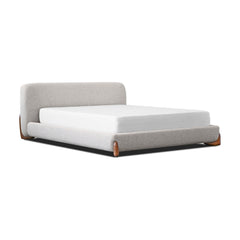 MESA Upholstered Bed in Oat Tweed Mobital